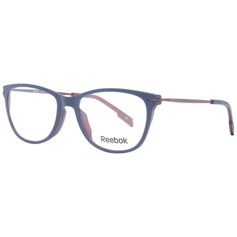 Eyeglasses Frames by Reebok for unisex in plastic blue features an refined silhouette, showcasing the refined blue coloured frame and sophisticated full-frame frame design.