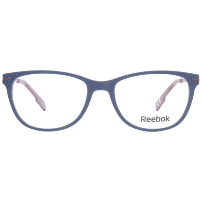 Eyeglasses Frames by Reebok for unisex in blue features an refined silhouette, showcasing a sophisticated blue coloured frame and refined full-frame frame design for a refined look.