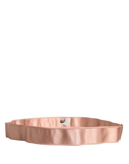 Dolce & Gabbana Silk Satin Belt - Pink