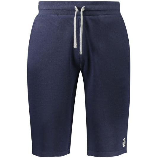 Activewear Shorts by North Sails for men in cotton blue features an versatile with adjustable-waistband, presenting a versatile short and designed for a versatile look.
