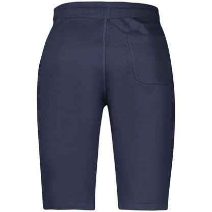 Activewear Shorts by North Sails for men in cotton blue features an ergonomic with adjustable-waistband, highlighting a ergonomic and short for a premium, high-performance look.