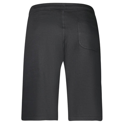 Activewear Shorts by North Sails for men in cotton black & signature features an versatile with adjustable-waistband, presenting a versatile short and designed for a versatile look.
