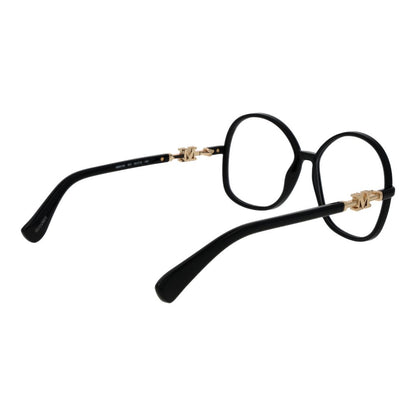 Eyeglasses Frames by Max Mara for women in black features an refined silhouette, showcasing a sophisticated black coloured frame and refined full-frame frame design for a refined look.