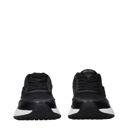 Athletic Sneakers by Jimmy Choo for women in fabric black presents a sleek silhouette, perfectly capturing the athletic style essence of Women's Athletic Fabric Sneakers with its sleek design and premium finish.