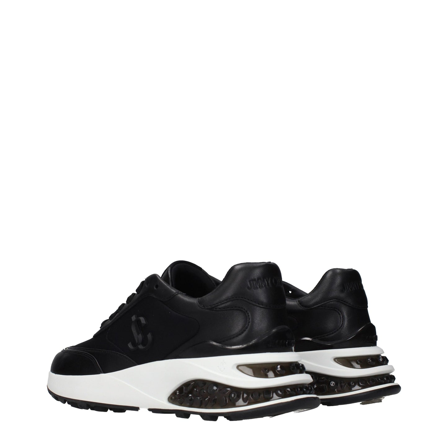 Athletic Sneakers by Jimmy Choo for women in fabric black showcases a architectural silhouette, artfully capturing the essence of the Women's Athletic Fabric Sneakers with its signature architectural athletic style construction.