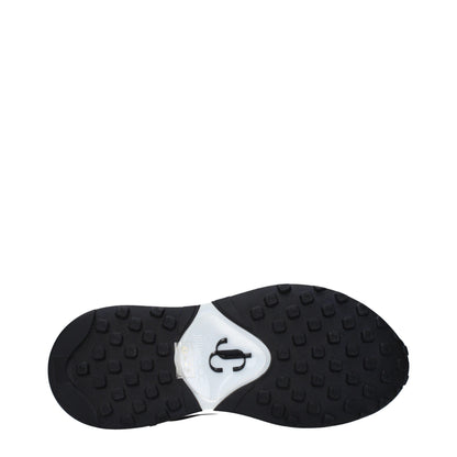 Athletic Sneakers by Jimmy Choo for women in fabric black features an effortless chic silhouette, showcasing the signature athletic style of the Women's Athletic Fabric Sneakers collection with a truly effortless chic finish.