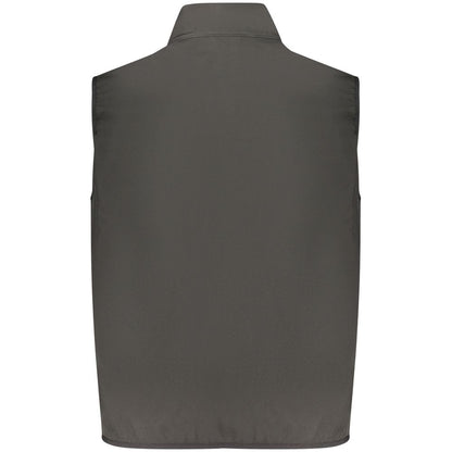 Vest by Norway 1963 for men in polyester black & blue features a stylish silhouette, showcasing distinct pockets and a refined for a truly stylish finish.