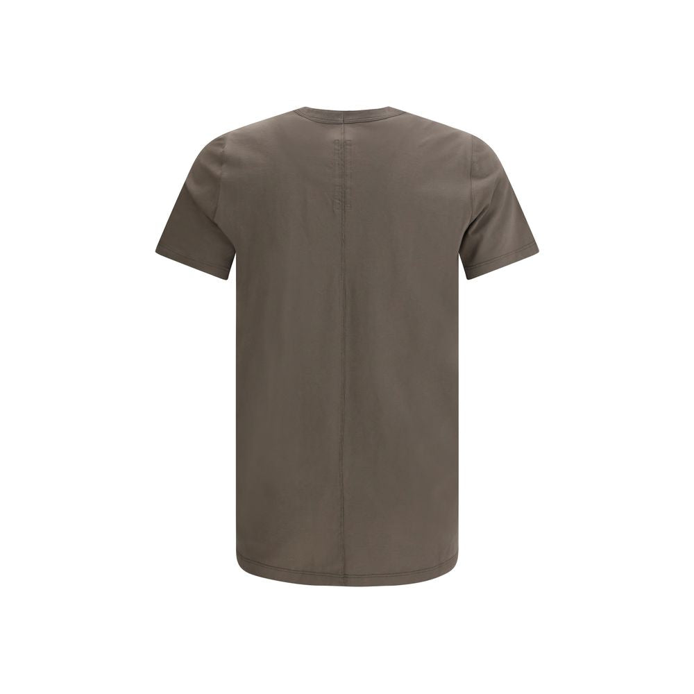 T-Shirt by Rick Owens for men in cotton brown showcases a chic silhouette, artfully detailed with a chic crew neckline and for a chic finish.