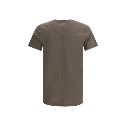 T-Shirt by Rick Owens for men in cotton brown showcases a chic silhouette, artfully detailed with a chic crew neckline and for a chic finish.