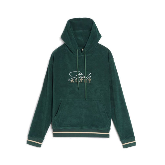 Sweatshirt Hoodie by Autry for men in cotton polyester bicolour features an avant-garde silhouette, showcasing a sophisticated hooded neckline and long-sleeve detail for a truly avant-garde finish.