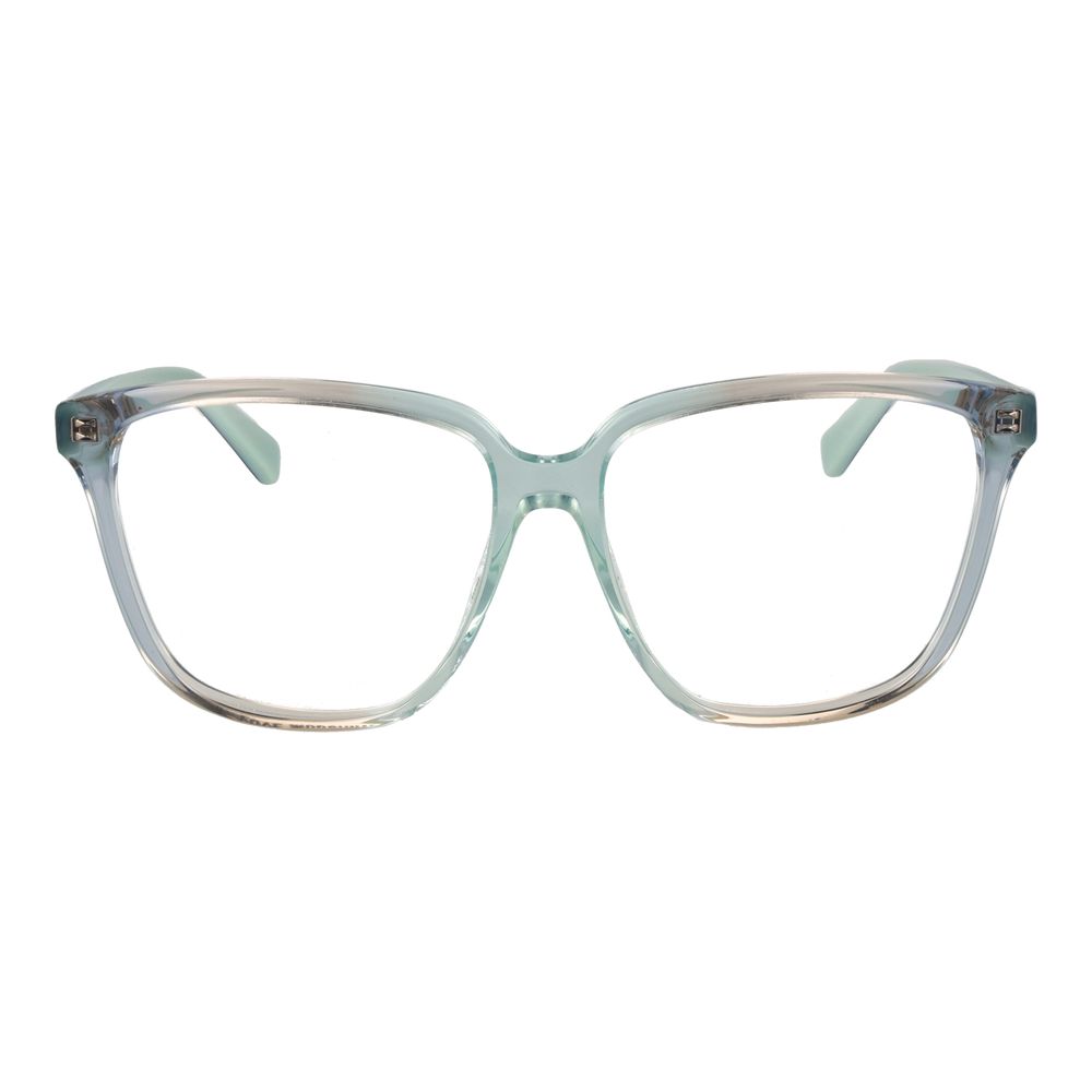 Eyeglasses Frames by Love Moschino for women in plastic blue showcases a refined full-frame frame design with a refined blue coloured frame finish for a refined and sophisticated look.
