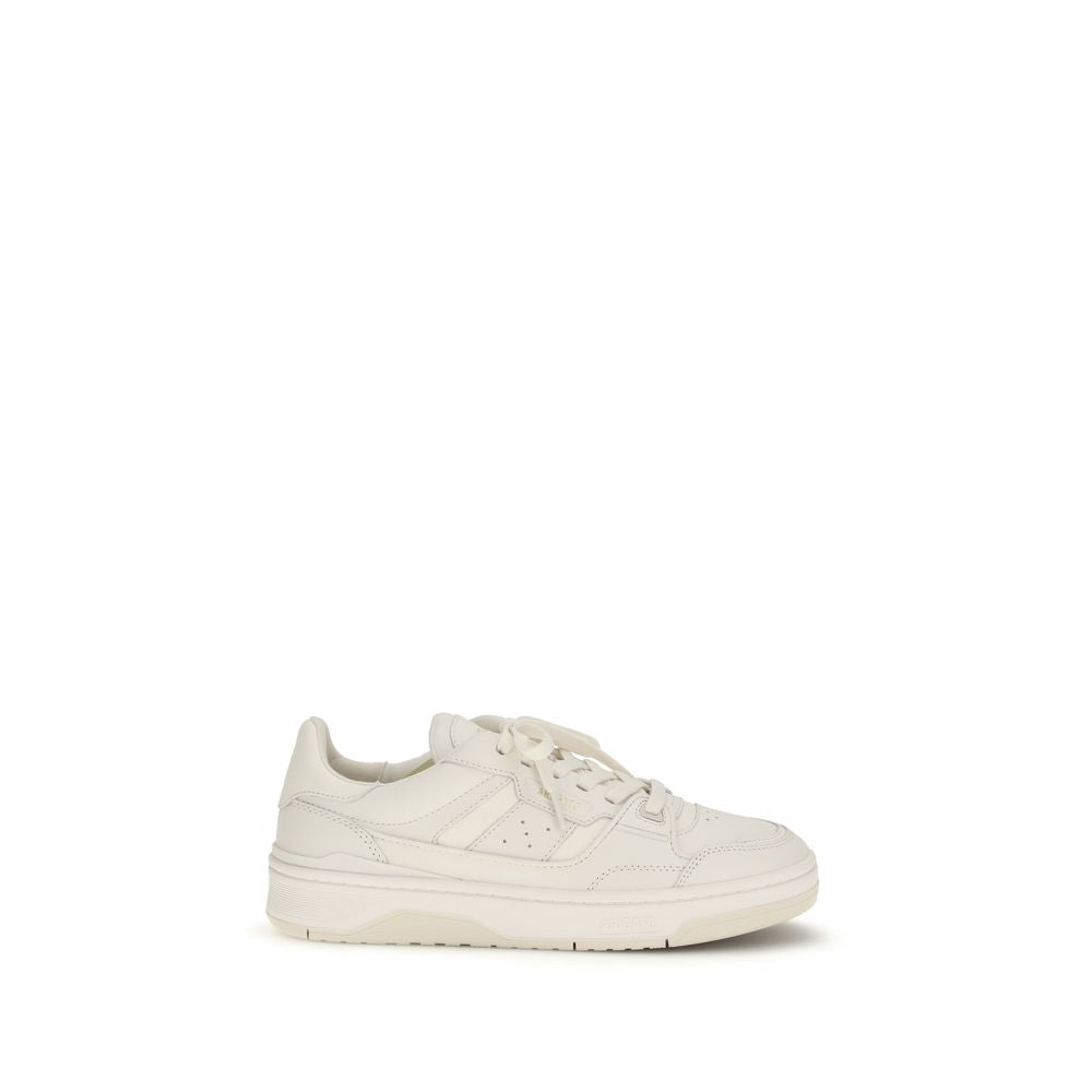 Sneakers by Axel Arigato for men in bos taurus calf leather gray presents a sumptuous silhouette, artfully capturing the essence of the Men's Low Top Tennis Bos Taurus Calf Leather Sneakers with its sumptuous low-top tennis style design.