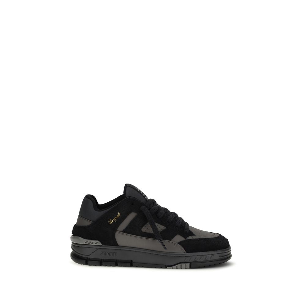 Athletic Sneakers by Axel Arigato for men in polyester & bos taurus calf leather black showcases a architectural silhouette, artfully capturing the essence of the Men's Basketball Polyester & Bos Taurus Calf Leather Athletic Sneakers with its signature architectural basketball style construction.