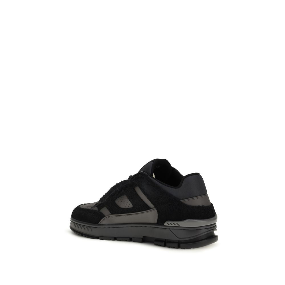 Athletic Sneakers by Axel Arigato for men in polyester & bos taurus calf leather black presents a sleek silhouette, perfectly capturing the basketball style essence of Men's Basketball Polyester & Bos Taurus Calf Leather Athletic Sneakers with its sleek design and premium finish.