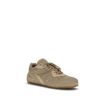 Axel Arigato Men's Low Top Bos Taurus Calf Nubuck Leather Sneakers - Brown