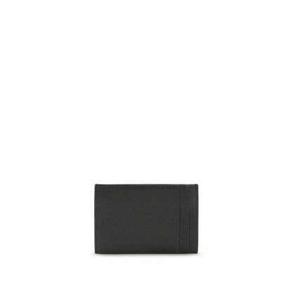 Cardholder Wallet by Saint Laurent for women in bos taurus calfskin leather black & monogram presents a architectural silhouette from the Bos Taurus Calfskin Leather Cardholder Wallet collection, showcasing architectural card-organization compact-design for a architectural finish.