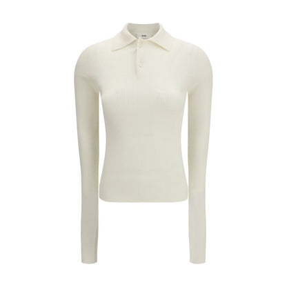 Polo Shirt by RIER for women in silk white showcases a enviable silhouette, featuring a refined and long-sleeve for a enviable finish.