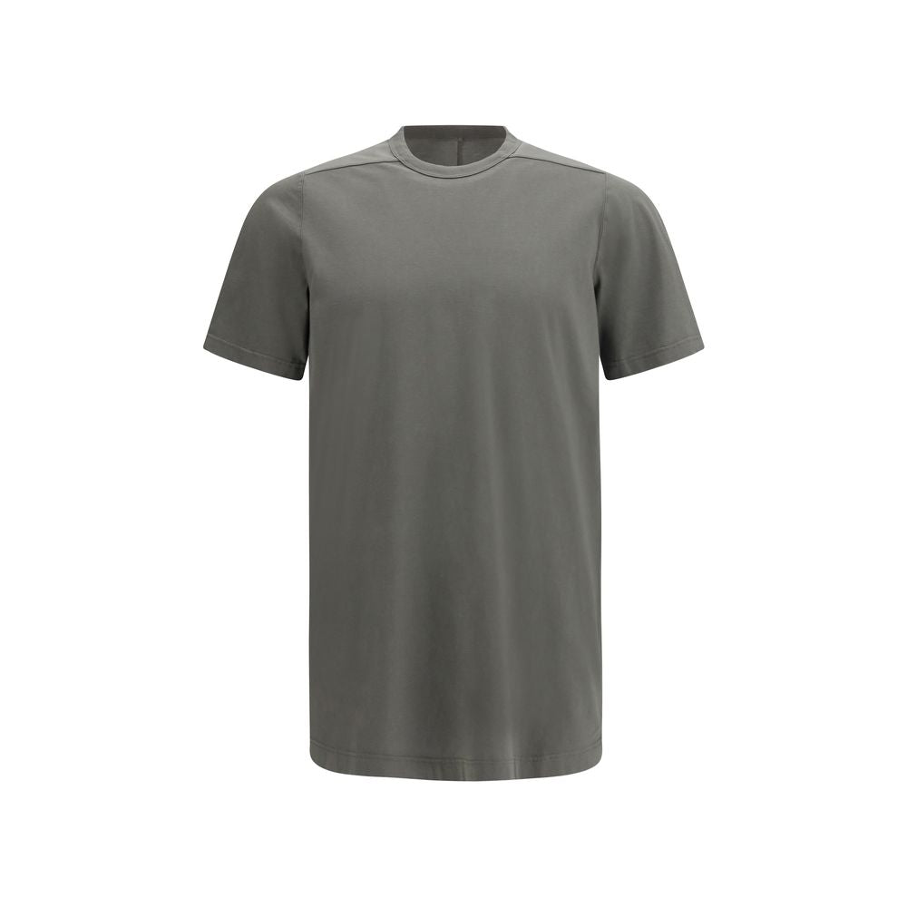 T-Shirt by Rick Owens for men in cotton bicolour showcases a fashionable silhouette, elegantly detailed with a fashionable and crew neckline for a sophisticated, high-fashion look.