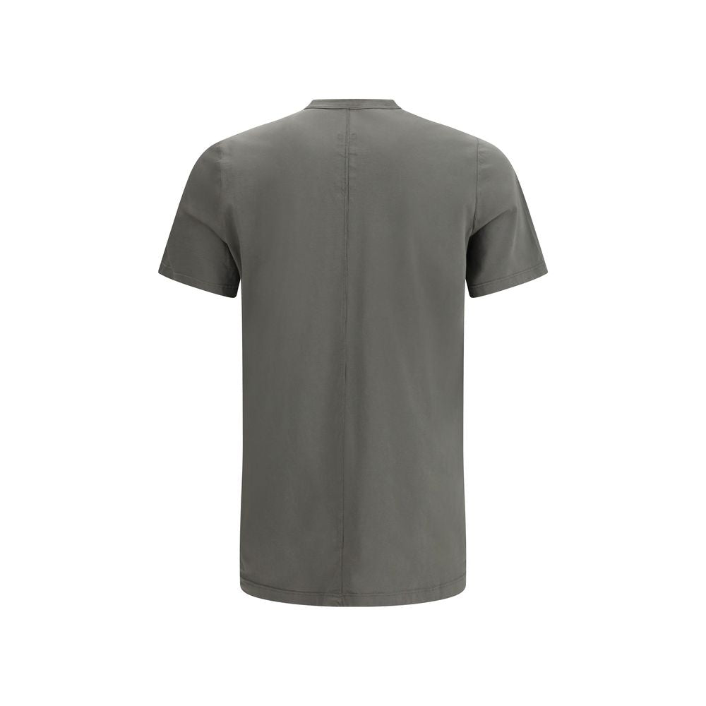 T-Shirt by Rick Owens for men in cotton bicolour showcases a unassuming silhouette, artfully detailed with a refined crew neckline and unassuming for a sophisticated, contemporary look.