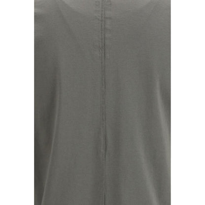T-Shirt by Rick Owens for men in cotton bicolour showcases a dramatic silhouette, elegantly detailed with a dramatic and for a truly dramatic finish.