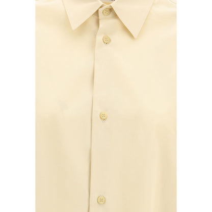 Dress Shirt by Darkpark for women in cotton beige, featuring a nuanced and nuanced for a sophisticated finish.