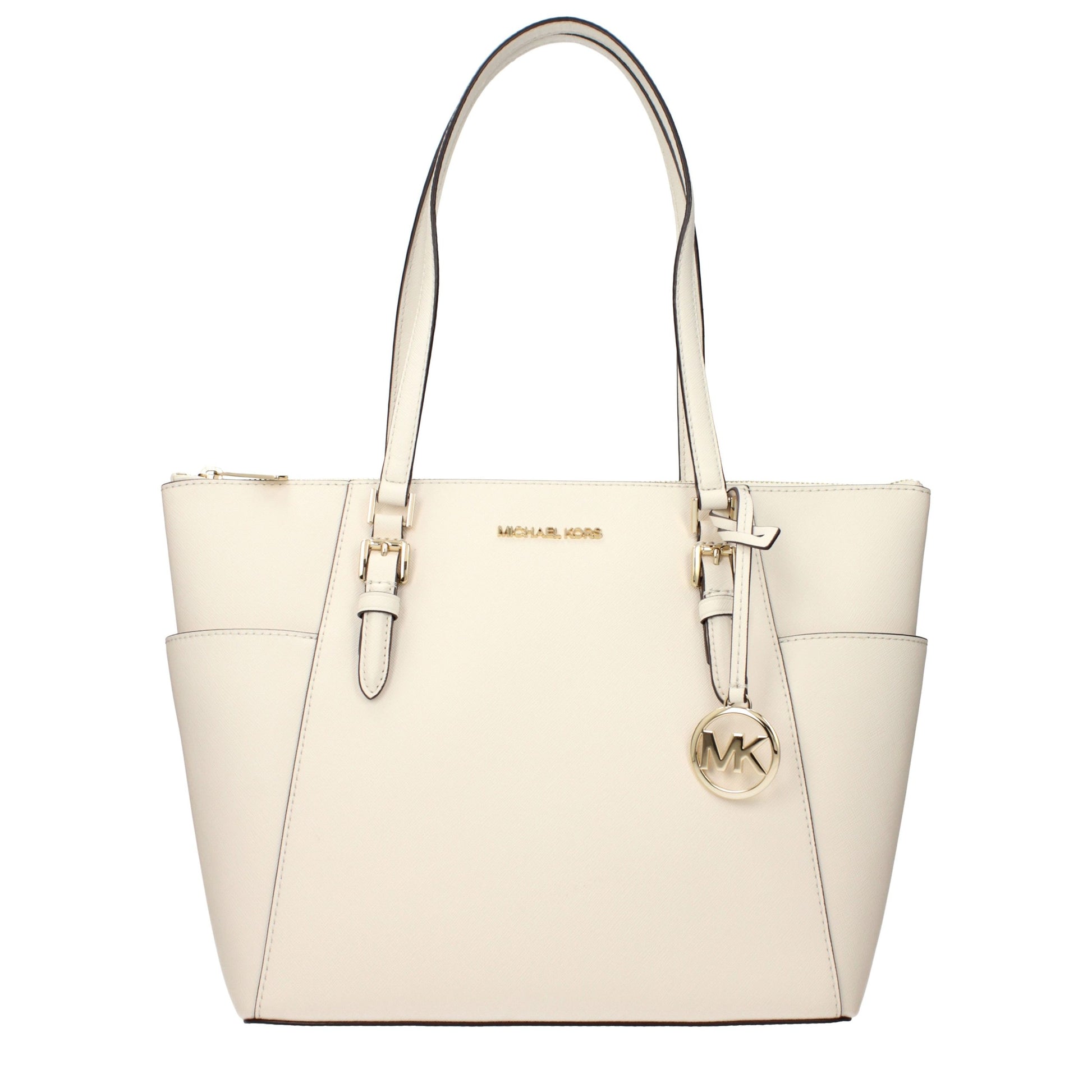 Shoulder Bag by Michael Kors for women in leather beige features a effortless sophistication silhouette, secured by a with ample and versatile shoulder-strap for a effortless sophistication finish.