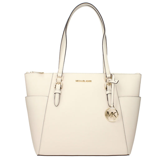 Shoulder Bag by Michael Kors for women in leather beige features a effortless sophistication silhouette, secured by a with ample and versatile shoulder-strap for a effortless sophistication finish.