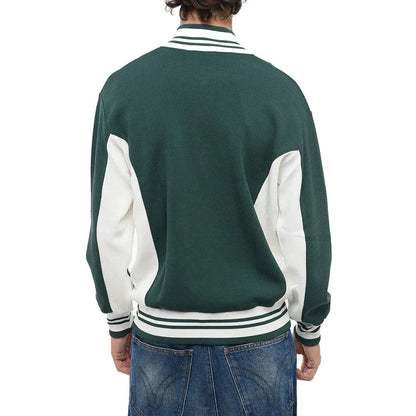 Bomber Jacket by Autry for men in nylon & viscose bicolour showcases a bohemian silhouette, artfully detailed with a bohemian and signature for a truly bohemian finish.