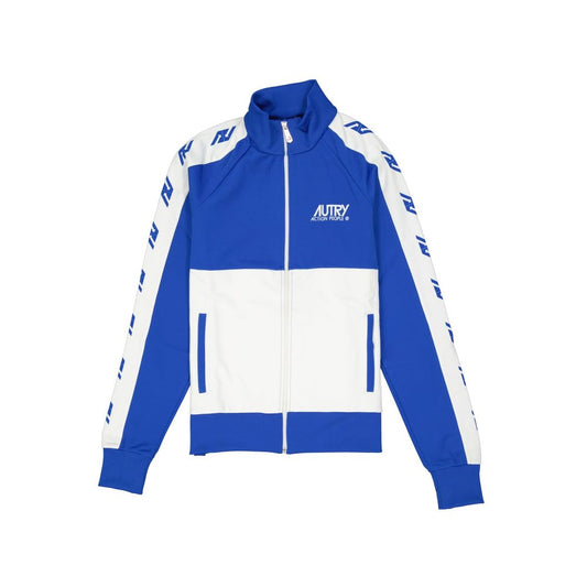 Jacket by Autry for men in cotton polyester blue presents a authentic silhouette, artfully detailed with a authentic and functional windproof for a premium authentic finish.