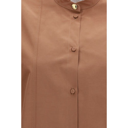 Shirt by Forte_Forte for women in cotton polyester multicolor showcases a sublime silhouette, artfully detailed with a sublime and for a sophisticated, sublime finish.