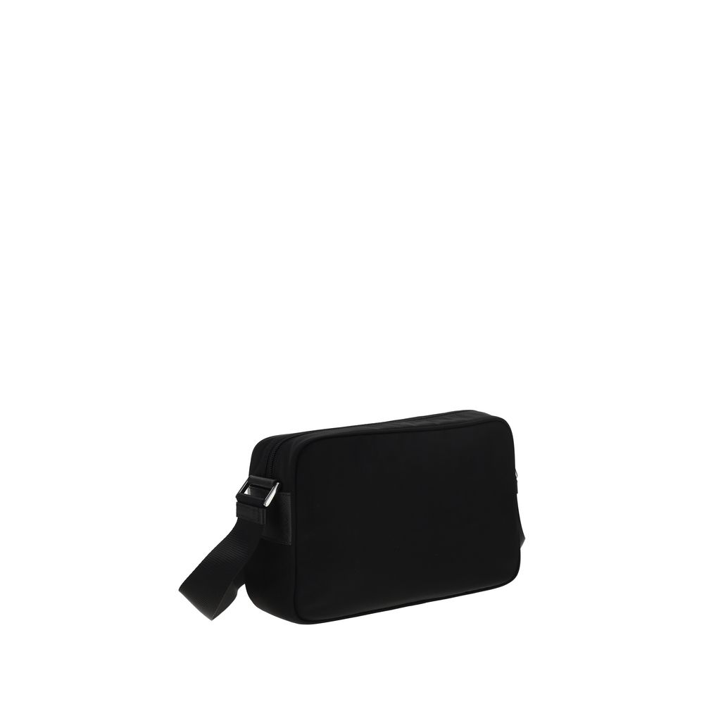 Evening Shoulder Bag by Prada for women in nylon black & signature showcases a enviable silhouette, artfully detailed with a secure zipper, organized , and versatile shoulder-strap & adjustable-strap for a enviable look.