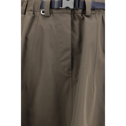 Skirt by Prada for women in tu polyester polyurethane & nylon bicolour features a captivating silhouette, showcasing the captivating Ribbon Women's Tailored TU Polyester Polyurethane & Nylon Midi Skirt design with a sophisticated midi for a captivating look.