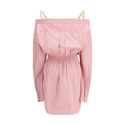 Dress by Miu Miu for women in cotton multicolor, patterned & striped features an magnificent silhouette, artfully detailed with a magnificent and that flows into an magnificent short.