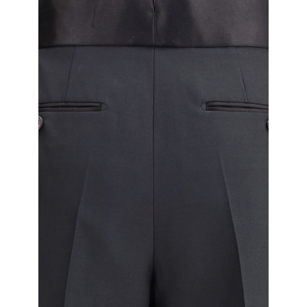 Pants by Tom Ford for women in wool & silk gold features a stylish silhouette with a stylish regular-fit, long, and .