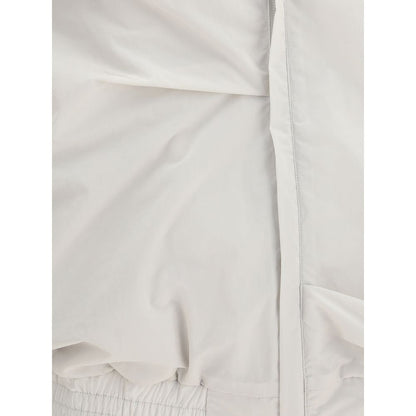 Overcoat by ALAINPAUL for women in polyamide gray features a cosy chic silhouette, artfully detailed with a sophisticated and premium for a cosy chic finish.