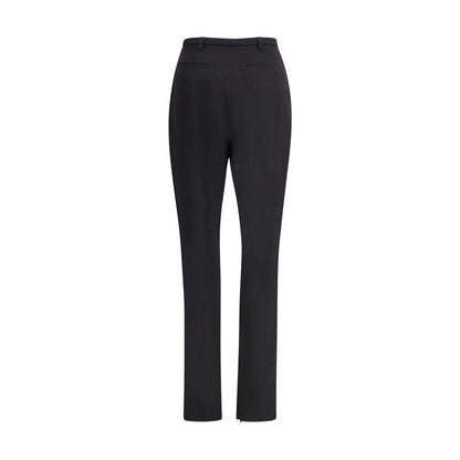 Trousers by The Latest for women in stretch polyester black features a tailored silhouette with a tailored skinny & slim, defined by its long and a sophisticated high rise.