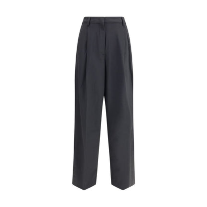Casual Pants by The Latest for women in polyester & wool black features an sartorial regular-fit and long with a cut for a sartorial finish.