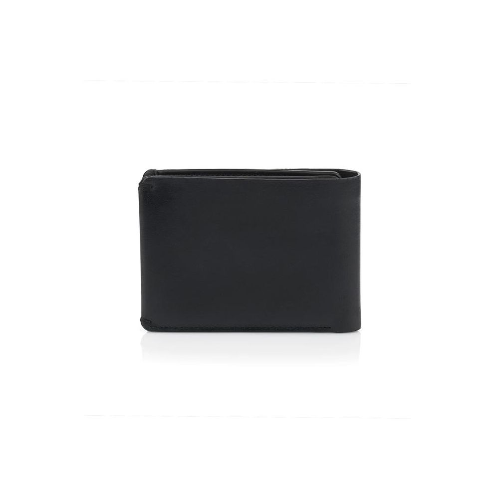La Martina Polyester Polyurethane Denim Wallet - Black