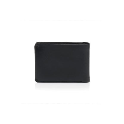 La Martina Polyester Polyurethane Denim Wallet - Black