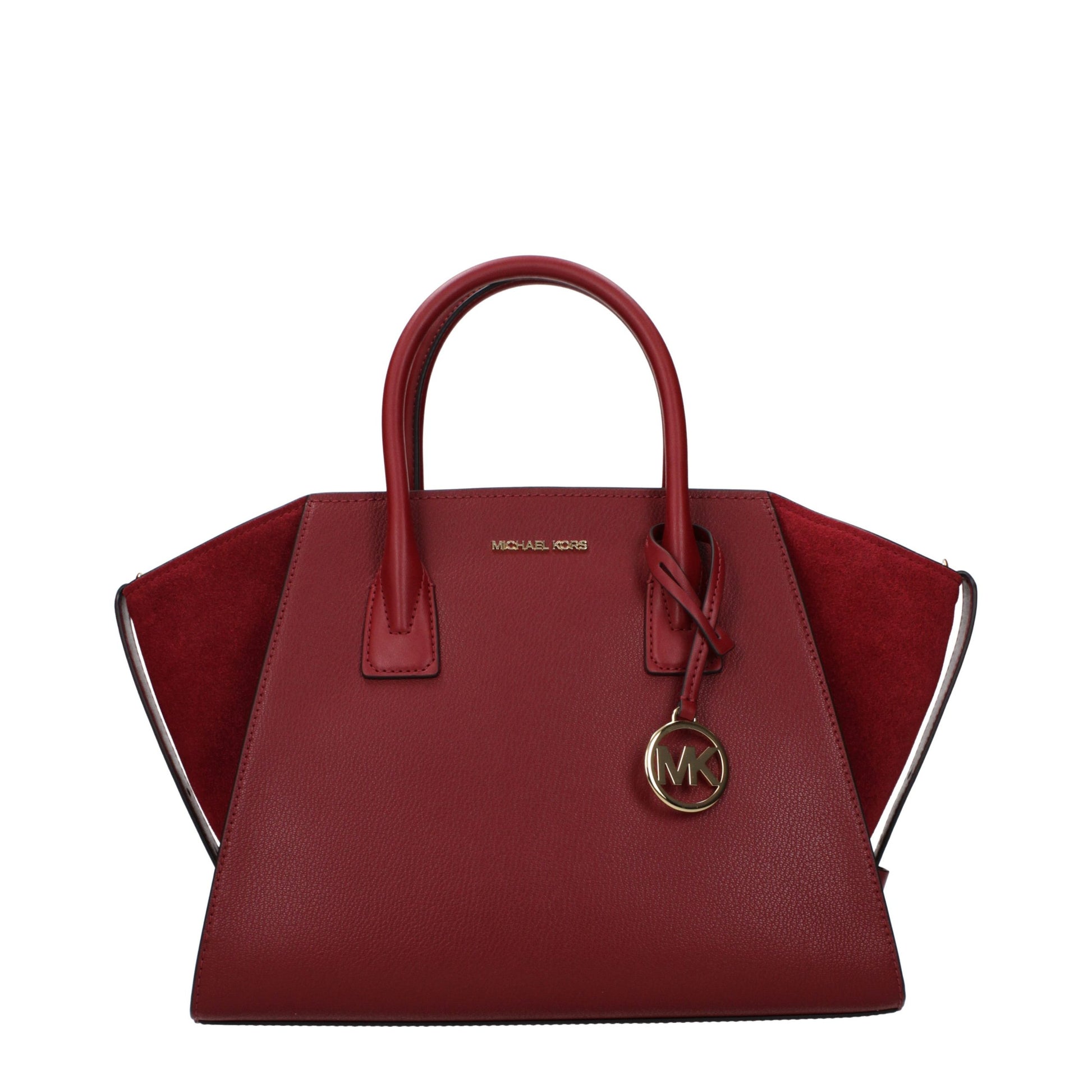 Handbag by Michael Kors for women in leather red features a exquisite silhouette, showcasing a secure and exquisite with versatile adjustable-strap for a exquisite finish.