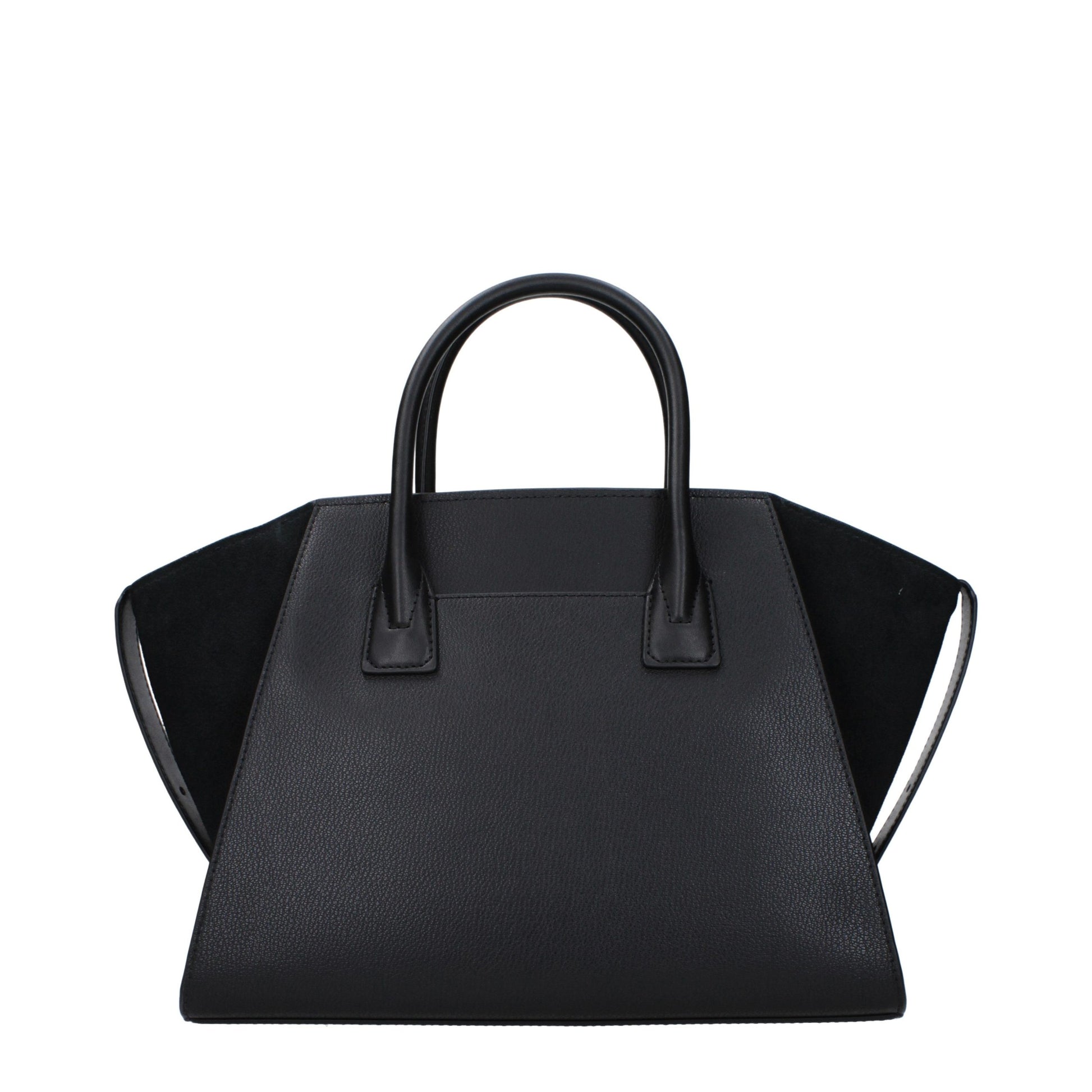 This Handbag by Michael Kors for women in leather and black presents a sculptural silhouette featuring a secure , ample , and versatile adjustable-strap for a sculptural finish.