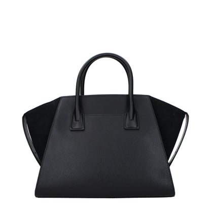 This Handbag by Michael Kors for women in leather and black presents a sculptural silhouette featuring a secure , ample , and versatile adjustable-strap for a sculptural finish.