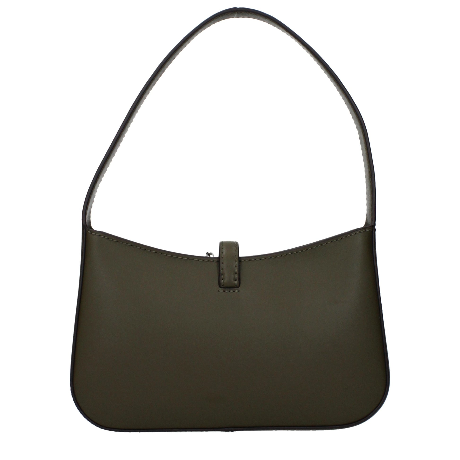 This Handbag by Michael Kors for women in leather and green presents a sculptural silhouette featuring a secure , ample , and versatile adjustable-strap for a sculptural finish.