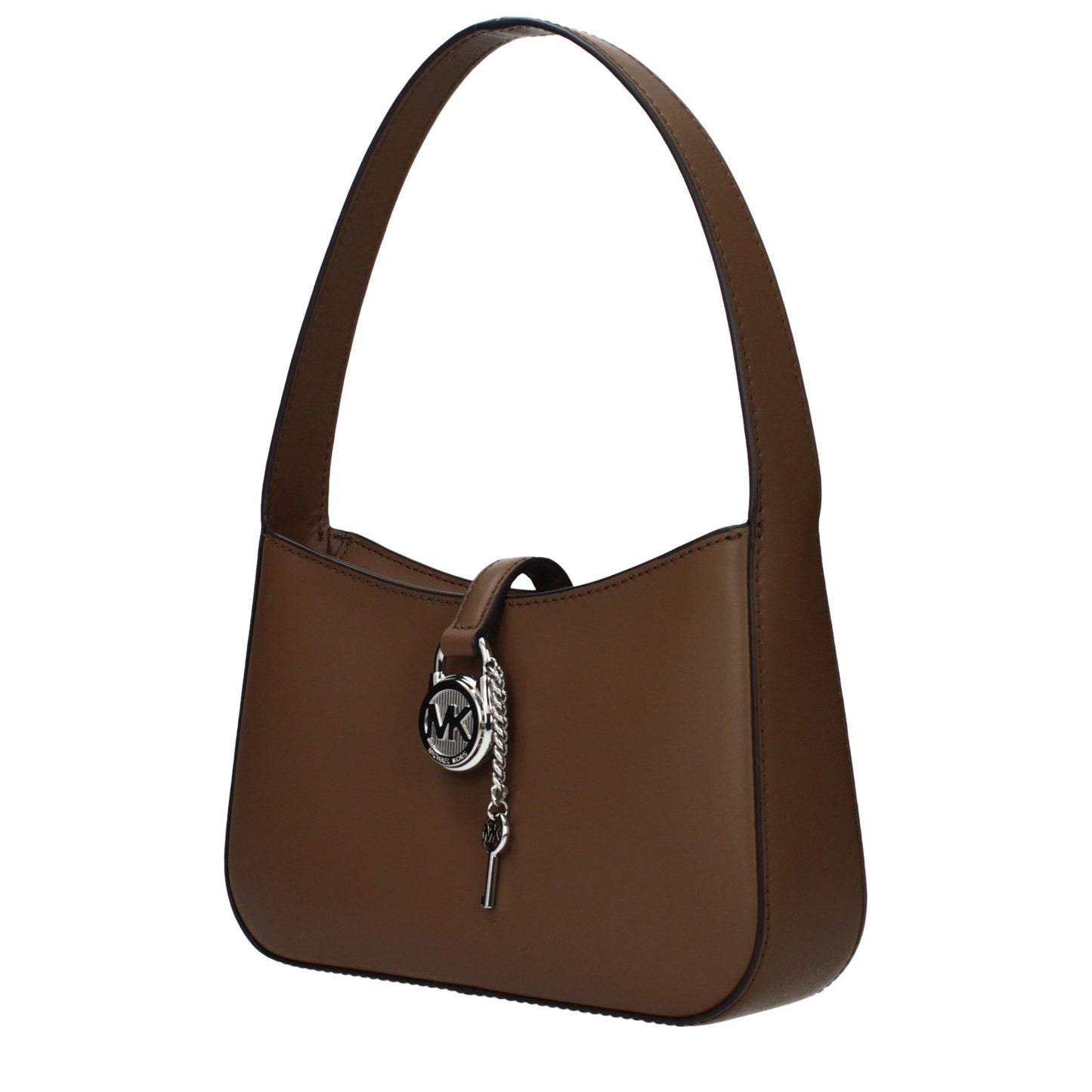 Handbag by Michael Kors for women in leather brown features a ornamental silhouette, showcasing a secure , ample , and ornamental adjustable-strap for a sophisticated look.