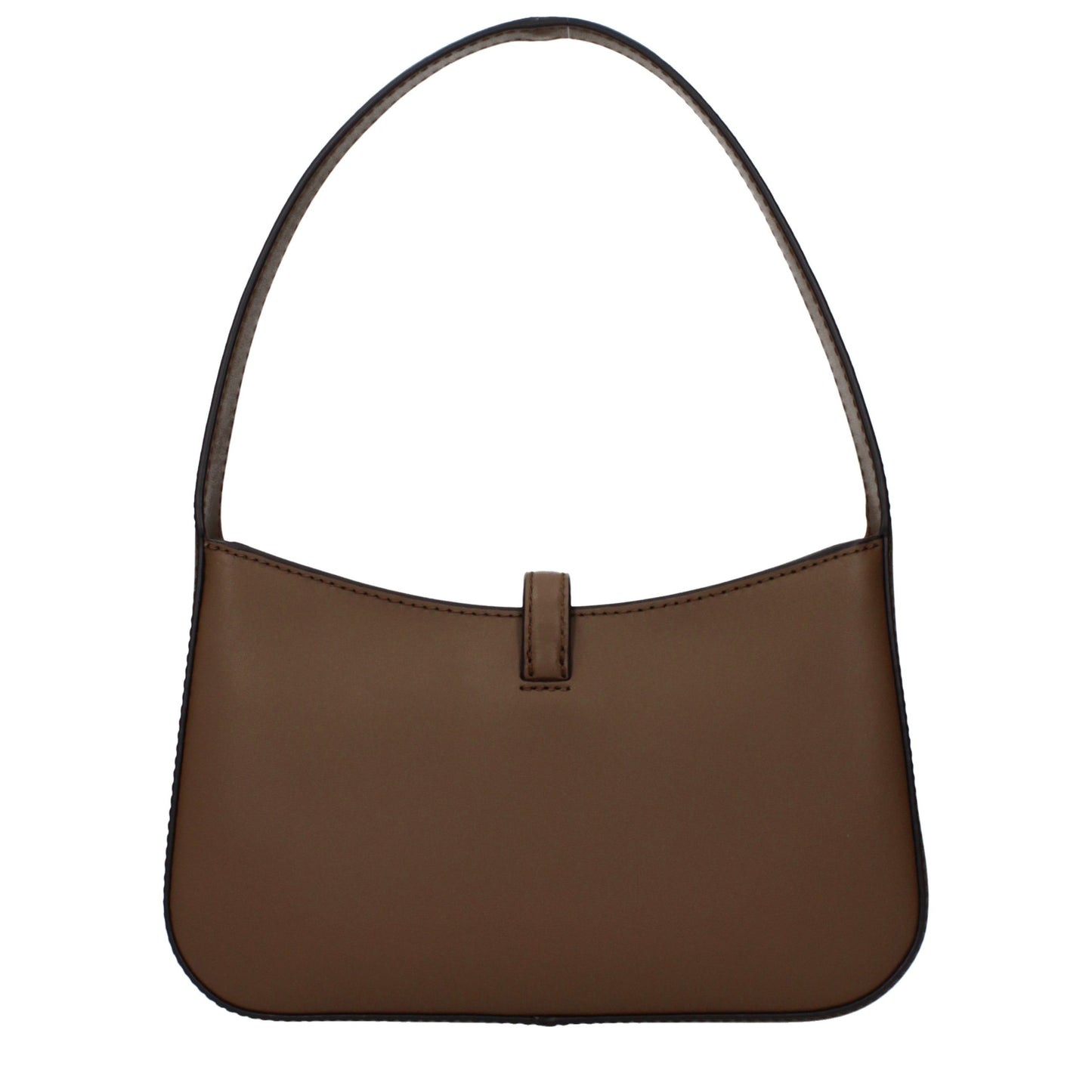 Handbag by Michael Kors for women in leather brown features a refined silhouette, showcasing a secure , organized , and versatile adjustable-strap for a refined finish.