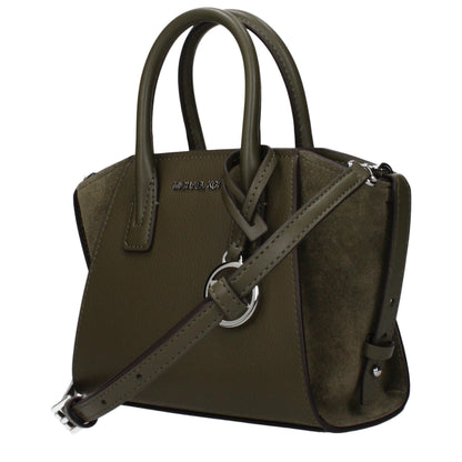 Handbag by Michael Kors for women in leather green features a exquisite silhouette, showcasing a secure and exquisite with versatile adjustable-strap for a exquisite finish.