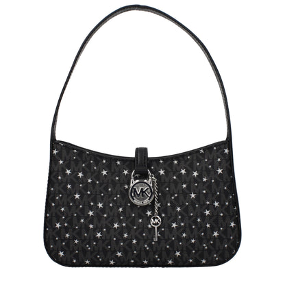 Michael Kors Fabric Handbag - Black
