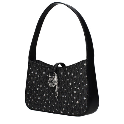 Michael Kors Fabric Handbag - Black