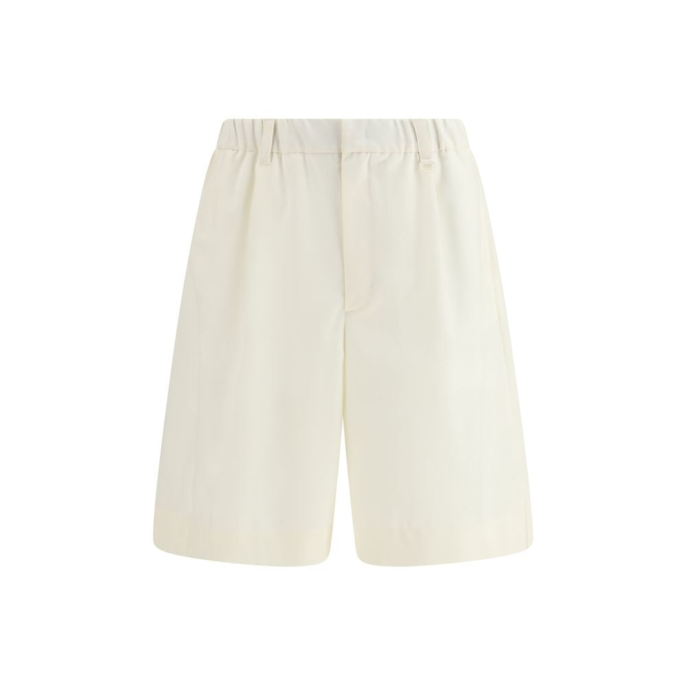 Short Trousers by LAMINAR for men in wool & polyester beige, featuring a effortlessly chic regular-fit and short with a effortlessly chic .