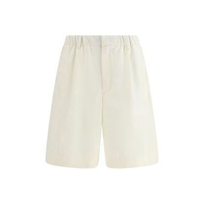 Short Trousers by LAMINAR for men in wool & polyester beige, featuring a effortlessly chic regular-fit and short with a effortlessly chic .
